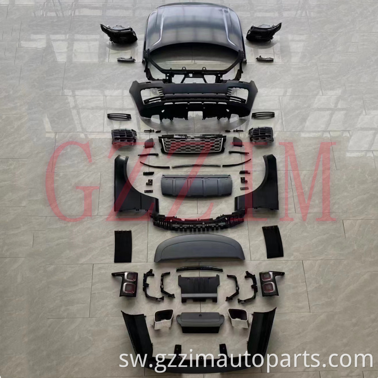 Plastic Front & rear Bumper Grille Light For vogue 2002-2012 upgrade conversion kit upgrade to 2022